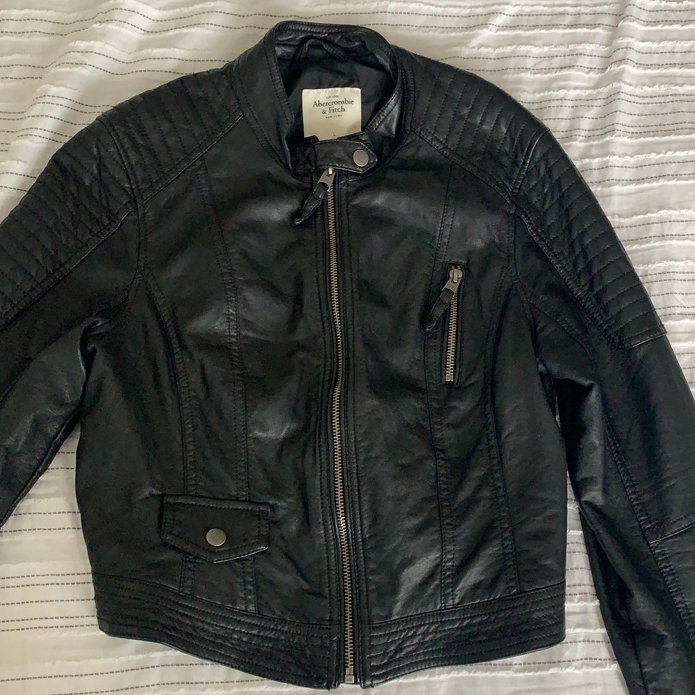 Genuine leather jacket from Abercrombie